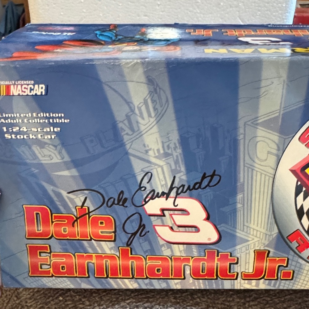 Nascar Blue and Red Collectible Car Box